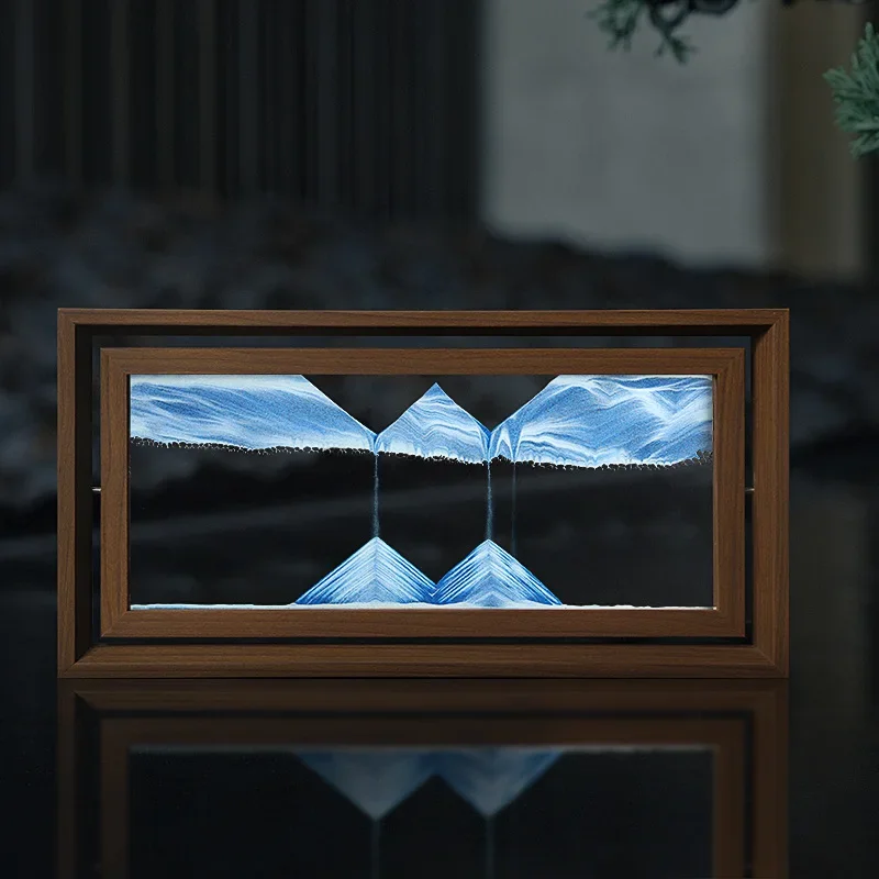 3D Rotatable Sandscape Moving  - Engraved Wood Frame recension och pris