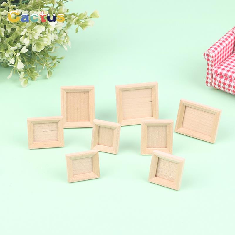 1Pc 1/12 Dollhouse Miniature W - Engraved Wood Frame recension och pris