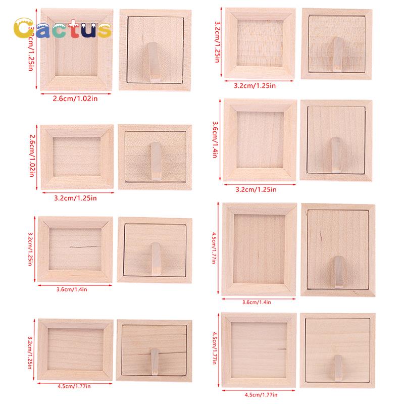 1Pc 1/12 Dollhouse Miniature W - Engraved Wood Frame recension och pris