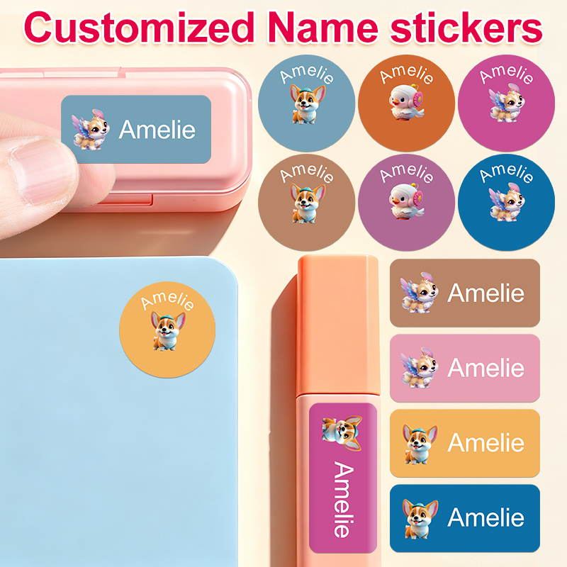 Personalized Name Labels-Stora - Personalized Name Box recension och pris